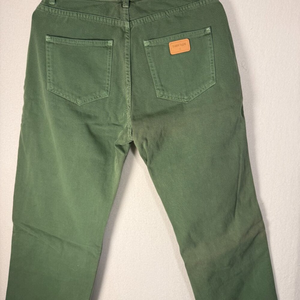 Rudy Jude Green Utility Jeans Brand New Size 3 - Picture 2 of 10